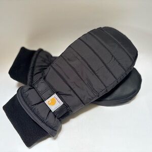Carhartt | Lightweight Quilted Waterproof Lined Mitts - Women's S/M, Black